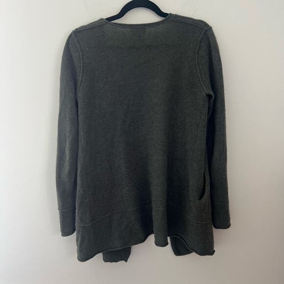 NOT SHY Sweater 100% Cashmere Size small  Duster Open Cardigan Made In France - Picture 8 of 10